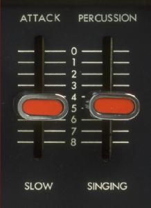 Korg Minikorg-700 のEnvelope Generator パネル