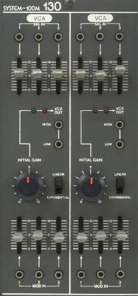RolandSystem-100M のVCA パネル